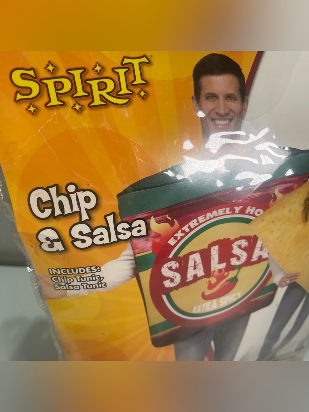Spirit Halloween Chips and Salsa Adult Couple's Costume One Size Fits Most Funny - Picture 2 of 4